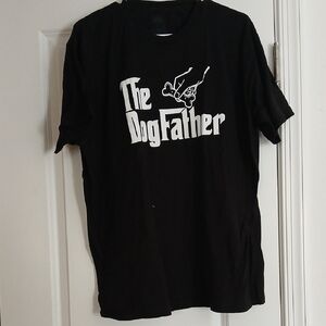 Kids Black Graphic Tee - The Dog Father Design